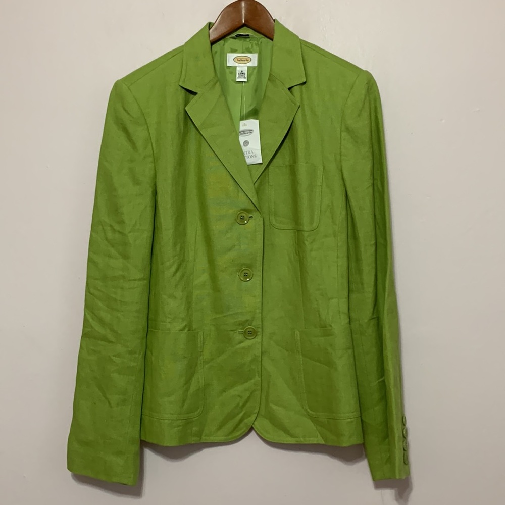 NWT Talbots Irish Linen Blazer size 8 Long